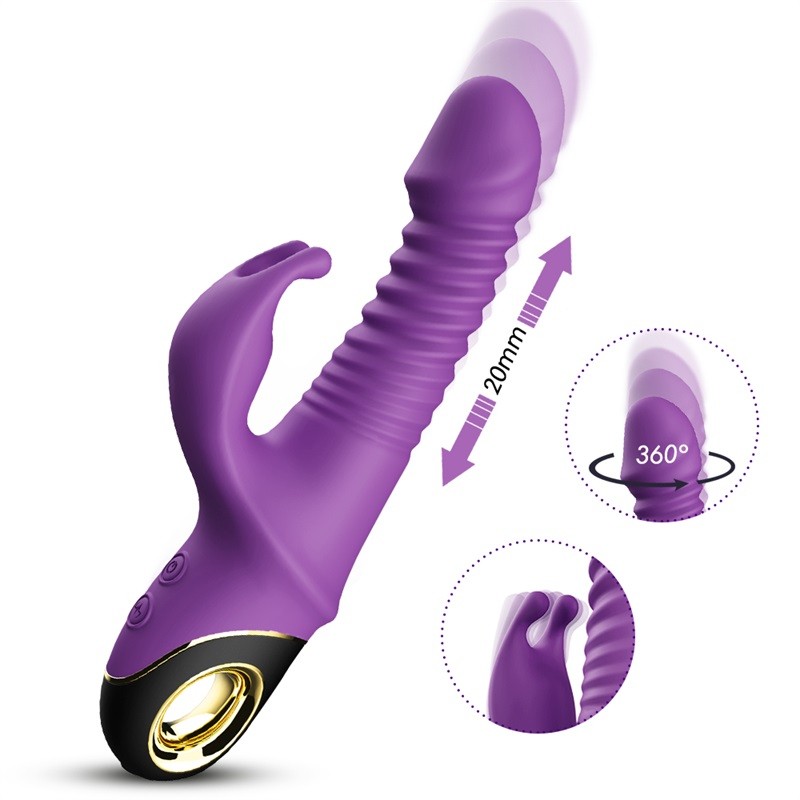 v09 zing thrusting vibrator rotate and stretch