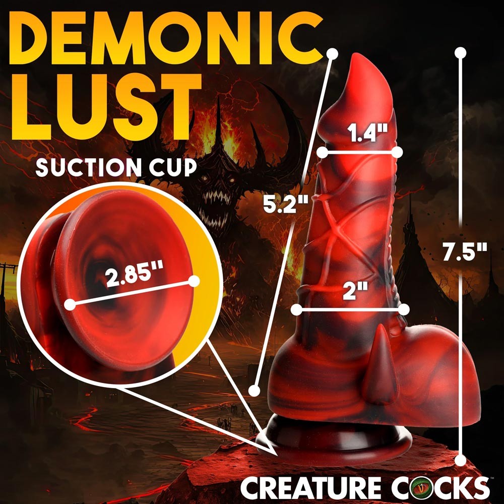 Creature Cocks - Horny Devil Demon Silicone Dildo ss