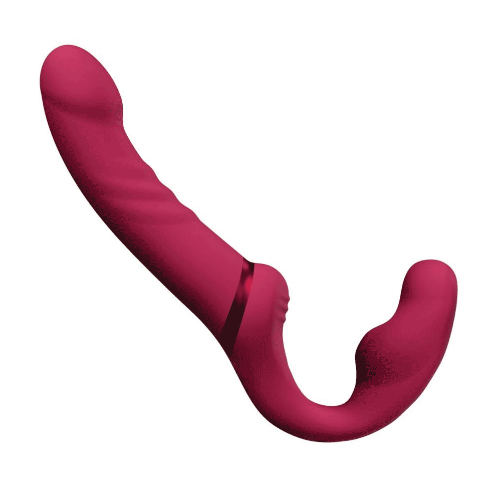 Lovense Lapis Strapless Strap On Vibrator Vibrating Dildo For Couples