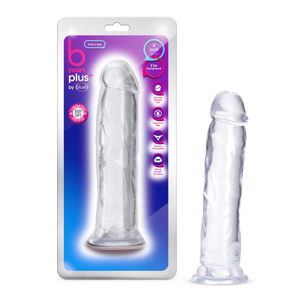 Blush B Yours Plus Thrill N Drill Realistic Inch Dildo