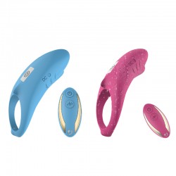 Useeker C01 Shark Vibrating Silicone Cock Ring Wireless Remote Control