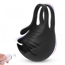 S-Hande Nest Penis Ring With Remote Control SHD-S274-2