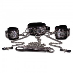 Roomfun Queen's Suit BDSM Nipple Clamp With Handcuffs PD-046