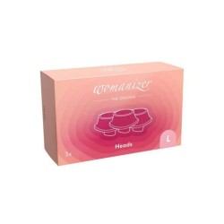 Womanizer Premium Eco Heads Rose L (Pkg of 3)