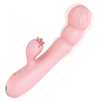 S-Hande Frozen G-Spot Vibrator With Licking Tounge SHD-S294