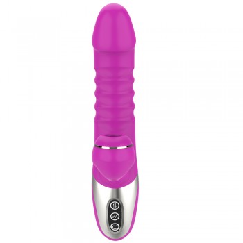 AixiAsia G Spot Vagina Thrusting Clitoral Sucking Vibrator A0168