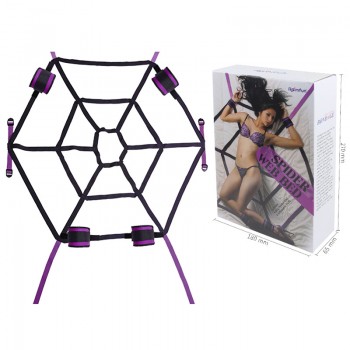 Roomfun Spider-web Bed Restraint BDSM Bondage Collection PB-007