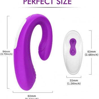 S-Hande Rechargeable Wireless Control Couples Vibrator SHD-S130-2