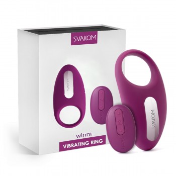 SVAKOM Winni Vibrating Penis Ring With Remote Control For Couples