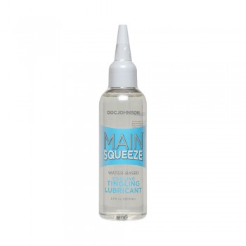 Doc Johnson Main Squeeze Cooling Tingling Water Based Lubricant
