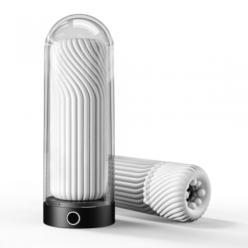 S-Hande Heating Male Masturbator WHITE