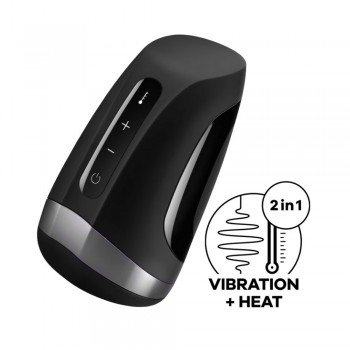 Satisfyer Men Heat Vibration Masturbator Cup 1