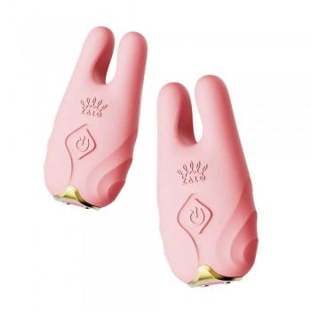 Zalo Nave Vibrating Nipple Clamp pink