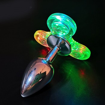 Fidget Spinner Stainless Steel Butt Plug 1