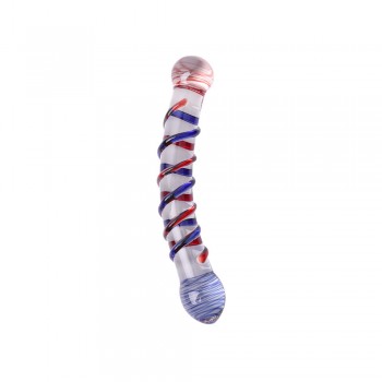 Venusfun Double Ended G-spot Anal Stimulate Glass Dildo