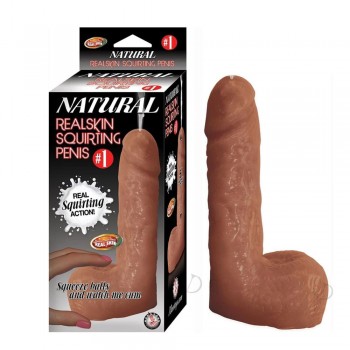 Nasstoys Natural Realskin 6 Inch Squirting Dildo
