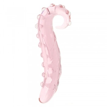 Tentacle Textured Glass Dildo 11