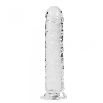 Venusfun Eggless Transparent Crystal Colorful Dildo