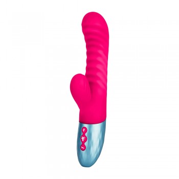 Femme Funn Delola Dual Density Rabbit Ribbed Dildo Vibrator