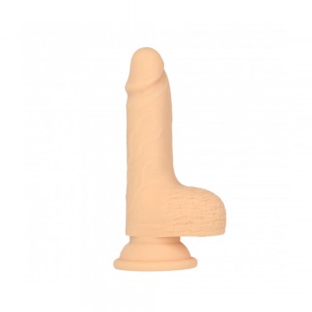Naked Addiction 6.5" Thrusting Dildo with Remote Vanilla