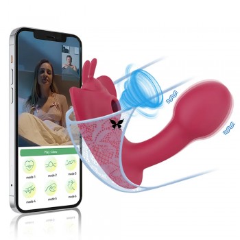 Remote Control Clit Sucking Wearable Vibrator