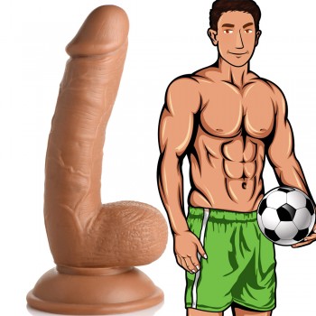JOCK Soccer Sam 7" Dildo W/ Balls Medium
