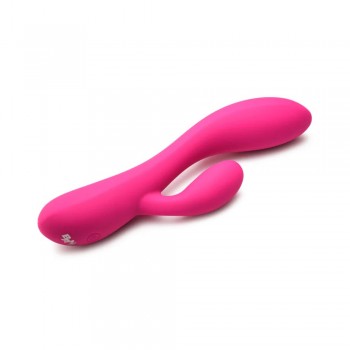 Curve Toys Bang! 10X Flexible Silicone Rabbit Vibrator - Pink
