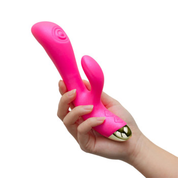 Blush Aria | Pleasin' AF: 8 Inch Flexible Multispeed G Spot Vibrator