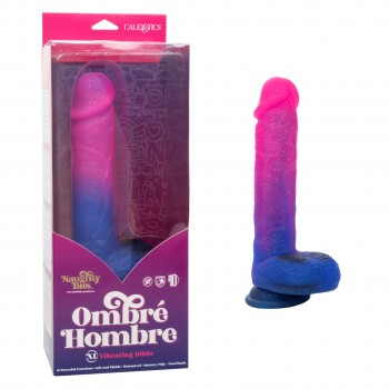 Calexotics Naughty Bits Ombré Hombre XL Vibrating Dildo
