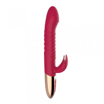 Nasstoys Goddess Thrusting Delight Silicone Dual Stimulating Rabbit Vibrator