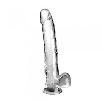 Pipedream King Cock Clear Cock 11 Inch Realistic Dildo With Balls