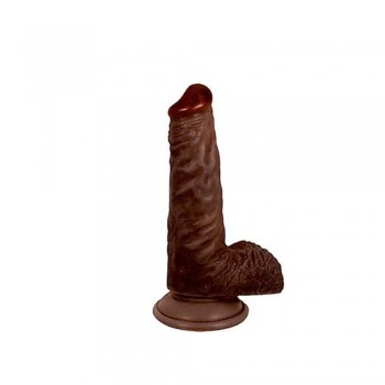 Lifelikes Black Duke 7 Inch Realistic Dildo W-Suction Cup