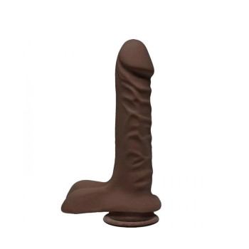 Doc Johnson The D Super D 8 Inches Dildo with Balls
