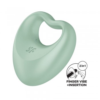 Satisfyer Perfect Pair 3 Finger Vibrator & Penis Ring 2-in-1