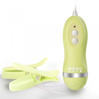 OMYSKY Nipple Clamps With 10 Vibrations