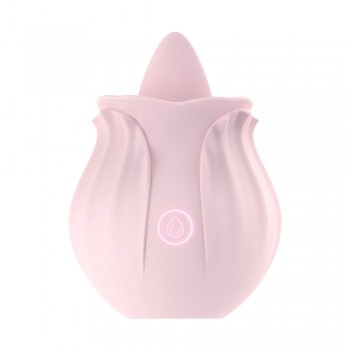 OMYSKY Rose Vibrator with Tongue Licking & 10 Vibrating Modes