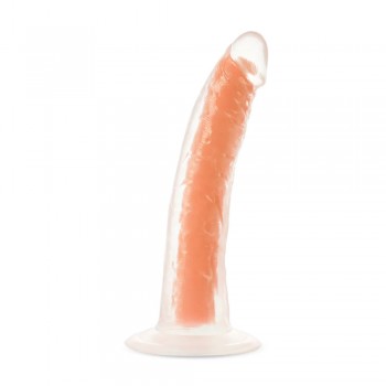 Blush Neo Elite Lavo 7 Inch Dildo Glow In The Dark Neon Orange 1