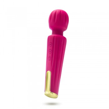 Blush Lush Allana Velvet 20 Function Vibrating Massage Wand With RumbleTech