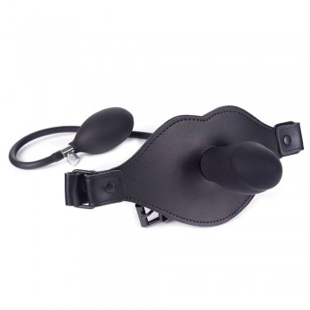 Spartacus Inflatable Dildo Gag with Hand Pump