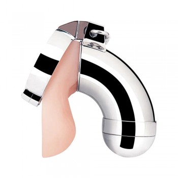 Blue Line Submission Silver Male Cock Cage