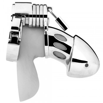 Blue Line Obedience Chastity Cage