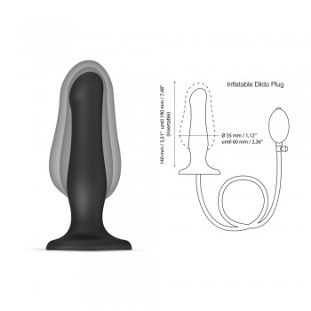 Strap On Me Inflatable Dildo Plug