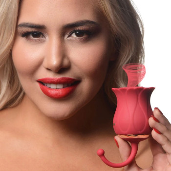 Bloomgasm Royalty Rose Textured Suction Clit Stimulator 1