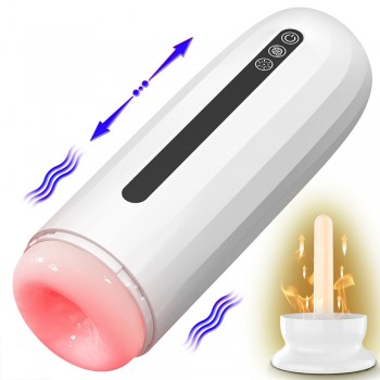 Aierle Thrusting Drying Heating Vibrating Voice Water Bath Masturbation Cup