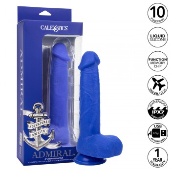 Admiral Vibrating Captain 8 Inch Dildo