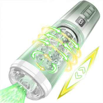 Aierle Automatic Male Masturbator with 8 Thrusting & Rotating Modes2