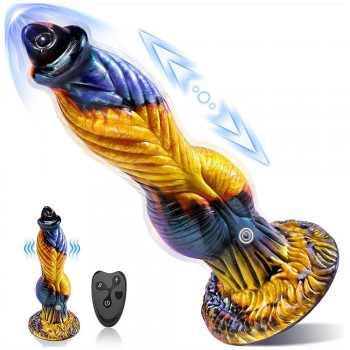 Thrusting & Vibrating Phoenix Dildo With Remote
