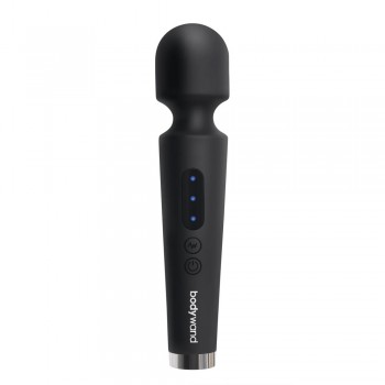 Bodywand 8" Power Wand Black Powerful Massage Vibrator