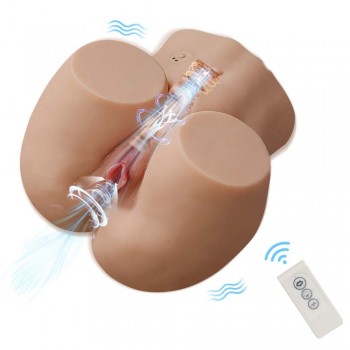 13LB Vibrating Sex Doll Realistic Buttock Pocket Pussy with Remote