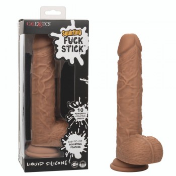 Calexotics Squirting Fuck Stick Brown Dildo